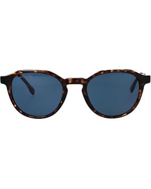 Lacoste Rectangular Sunglasses L6052 Sn 214 - Blue