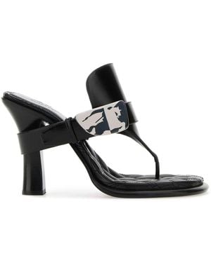 Burberry Bay Sandals - Black