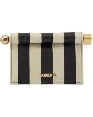 Jacquemus "Rond Carré" Clutch-Tasche - Schwarz