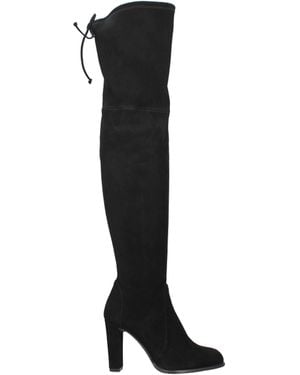Stuart Weitzman Boots Suede - Black