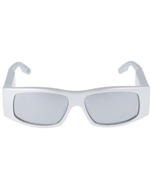 Balenciaga Sonnenbrille BB0100 S 002 Silber Silber Silber /15 /150 - Weiß