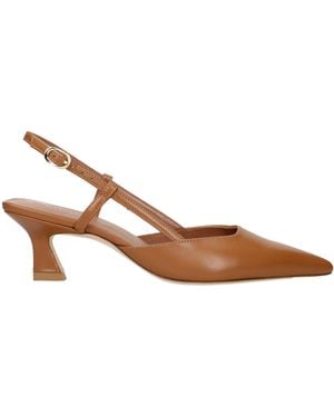 Stuart Weitzman Vinnie Sandals Leather/Hazelnut - Brown