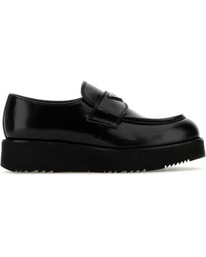 Prada Mocassini in pelle nera - Nero