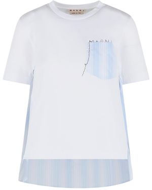 Marni Cotton T-Shirt - White