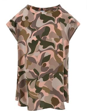 Aspesi Top Multi Color - Grau