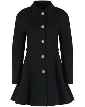 Versace Wool Coat - Black
