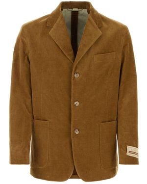 Gucci Caramel Velvet Blazer - Brown