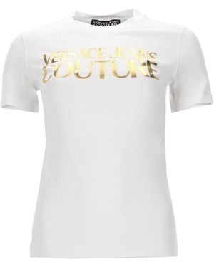 Versace Jeans Couture T-Shirt Con Logo - White