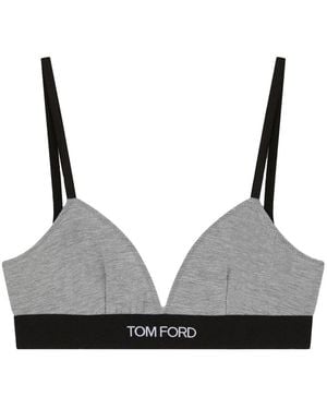 Tom Ford Bra With Logo - Black
