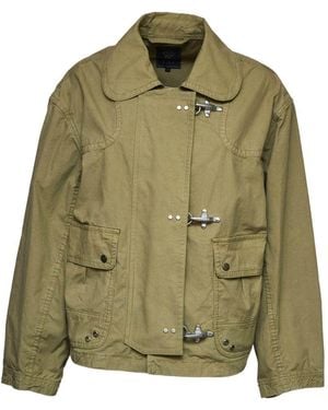 Fay 3 Ganci Bomber Jacket - Green
