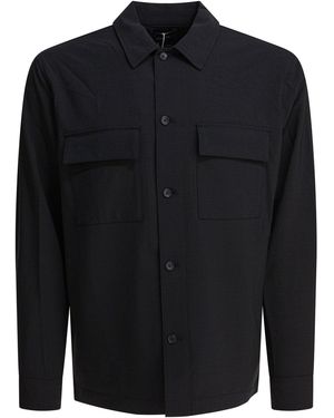 Vince Polyester Wool Elastane Jacket - Blue