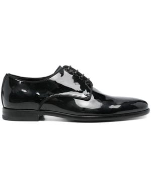 Dolce & Gabbana Gelakte Loafers - Zwart