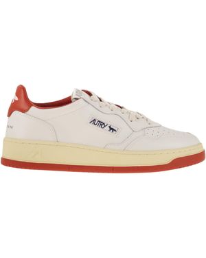 Autry X Maison Kitsune Medalist Low X Maison Kitsunè - White