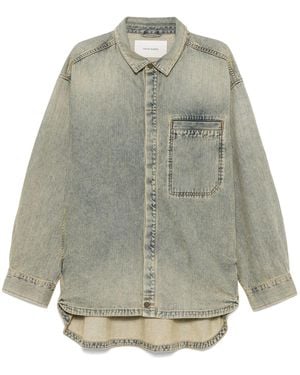 Entire studios Herculean Shirt Surface Wave - Gray