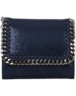 Stella McCartney Stella Mc Cartney Wallets Eco Suede/Ink - Blue