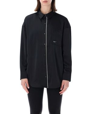 Nike T-shirts En Polo's Zwart - Blauw