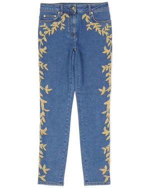 Moschino Couture Cotton Denim Jeans - Blau