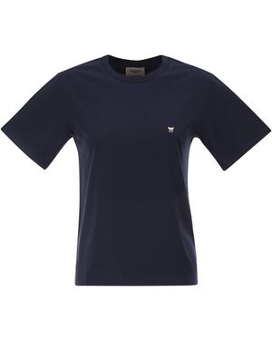 Weekend by Maxmara Wkdvenaco camiseta de punto recto - Azul