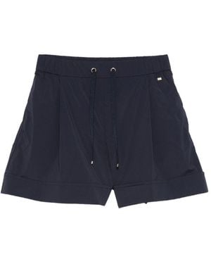 Herno Shorts Mit Kordelzug - Blau