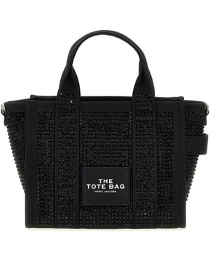 Marc Jacobs 'The Crystal Canvas Small bolso' - Negro