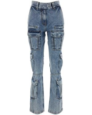Givenchy Denim Cargo Jeans - Blue