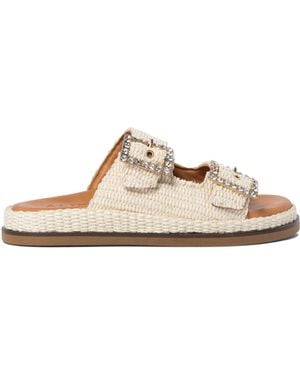 Alibi "Greta" Sandalen - Weiß