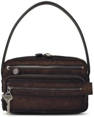 Acne Studios 'Camero Party' Suede Bag - Black