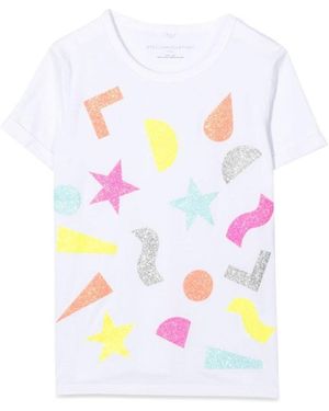 Stella McCartney Geometric Shapes M/C T-Shirt - White