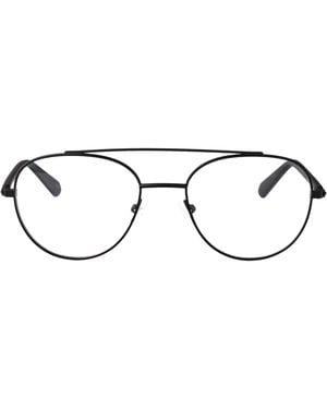 Calvin Klein Matte Metal Glasses - Black