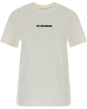 Jil Sander Cotton T-Shirt - White