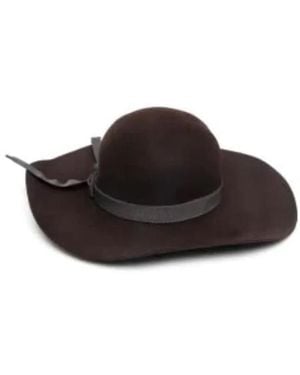P.A.R.O.S.H. Cappello A Tesa Larga Marrone - Marrón