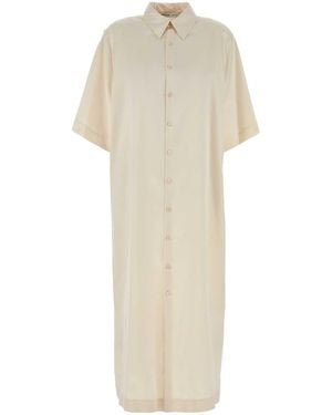 Carven Dr447-Shirt Dress - White