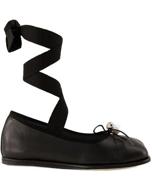 Simone Rocha Hart Teen Ballerina's - Zwart