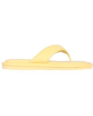 Gia Borghini Gia 5 Puffy Flat Sandals - Yellow