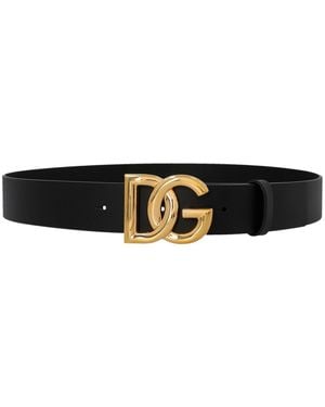 Dolce & Gabbana Logo Belt - Wit
