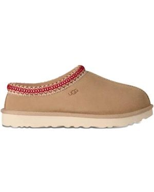 UGG Chaussons Tasman Ii À Bords Tressés - Marron