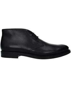 Tod's Leather Boots - Black