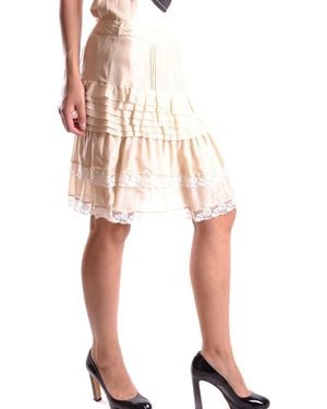 Pinko Röcke Beige - Weiß