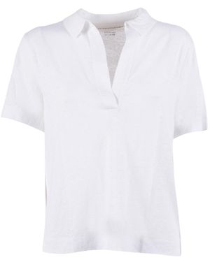 Filatures Du Lion Polo Mc 001.Blanc - White