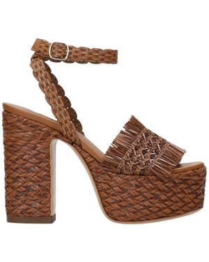 Casadei Sandalen Wildleder - Braun