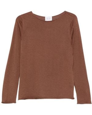 Be You Pullover aus Kaschmir- und Seidenmischung - Braun