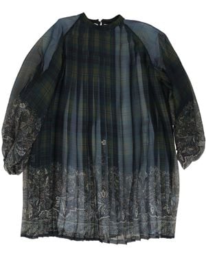 Etro Vestido tejido - Gris