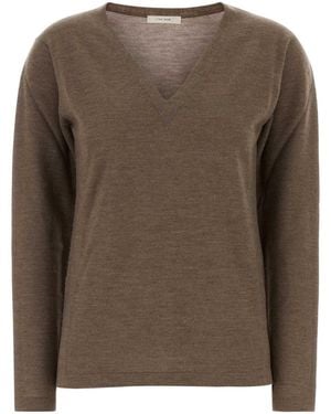 The Row Cashmere Poesis Jumper - Brown