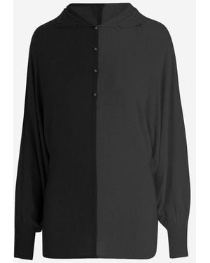 Jacquemus Gestricktes Poloshirt mit Rautenmuster von - Schwarz