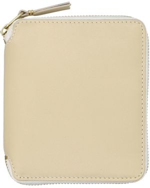 Comme des Garçons Vertical Zip Around Wallet - Natural