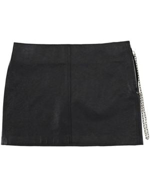 Alexander Wang Solid Mini Skirt - Black