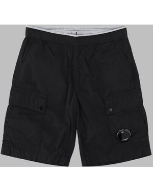 C.P. Company C. P. Company Boys Polyamide Cargo Bermuda Shorts - Black