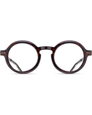 Matsuda M2067 - dunkle Schildkröte / Antiquitäten Gold Rx - Schwarz