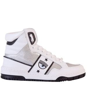 Chiara Ferragni Damen andere materialien sneakers - Weiß