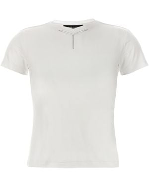 Y. Project Y/Projekt 'y Baby Tee' T -Shirt - Weiß
